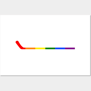 Pride Hockey Stick Posters and Art